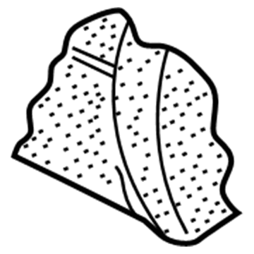 Volkswagen 1J0-881-776-AP Seat Back Pad