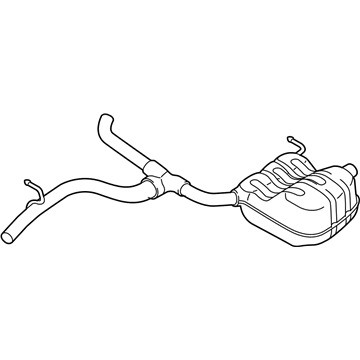 Volkswagen Golf Alltrack Muffler - 5G9-253-609-AK