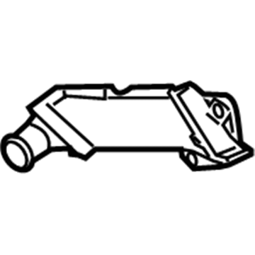 Volkswagen Phaeton Thermostat Housing - 077-121-121-D