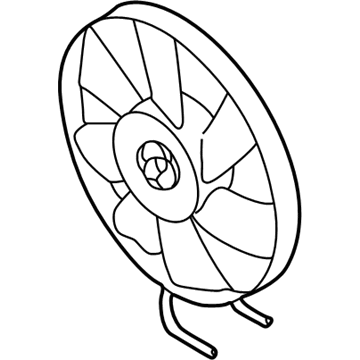 Volkswagen Jetta Cooling Fan Assembly - 165-959-455-T