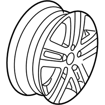 Volkswagen Jetta Alloy Wheels - 1K0-601-025-D-8Z8