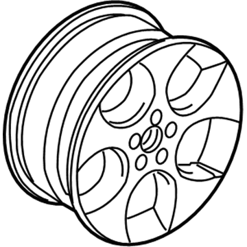 Volkswagen Jetta Alloy Wheels - 1K0-601-025-BA-16Z