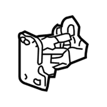 Volkswagen Touareg Door Hinge - 7L0-833-412-C