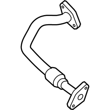 Volkswagen EGR Tube - 03L-131-521-AF