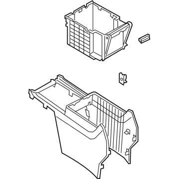Volkswagen Atlas Cross Sport Center Console - 3CN-863-242-B-82V