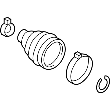 Volkswagen CV Joint Boot - 1K0-498-203-C