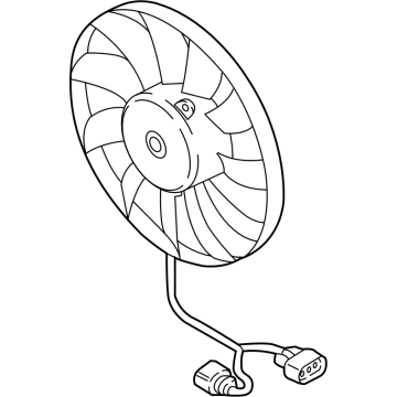 Volkswagen Atlas Cooling Fan Assembly - 3QF-959-455