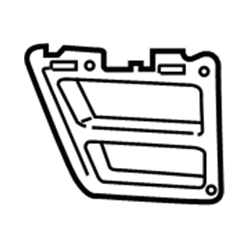 Volkswagen 5G0-853-665-H-041 Outer Grille