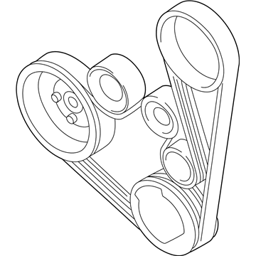Volkswagen Drive Belt - 038-903-137-G