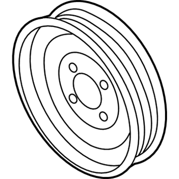 Volkswagen Water Pump Pulley - 07D-121-031-D