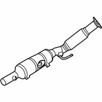 Volkswagen Rabbit Catalytic Converter - 1K0-254-510-L Front Pipe