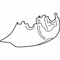 Volkswagen Rabbit Steering Column Cover - 1K0-858-559-C-9B9 Shroud