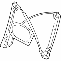 Volkswagen Jetta Window Regulator - 1K5-837-461-B Window Regulator