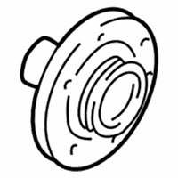 Volkswagen Cabrio Brake Drum - 1H0-501-615-A Drum