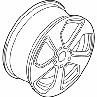 Volkswagen Golf SportWagen Alloy Wheels - 5G0-601-025-AS-FZZ Wheel, Alloy