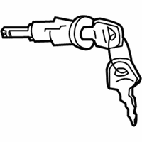 Volkswagen Ignition Lock Cylinder - 107-905-855-CB Ignition Lock Cylinder