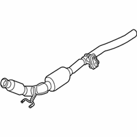 Volkswagen Catalytic Converter - 1K0-254-309-C Exhaust Pipe