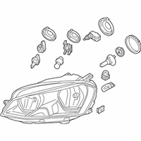 Volkswagen GTI Headlight - 5GM-941-005-C Headlamp Assembly