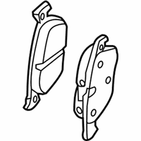 Volkswagen Golf Brake Pad Set - 3Q0-698-451-N Brake Pads