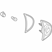 Volkswagen Tail Light - 1K6-945-093-F Tail Lamp Assembly