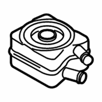 Volkswagen Engine Oil Cooler - 028-117-021-L Oil Cooler