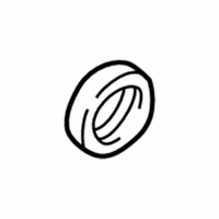 Volkswagen Cabrio Wheel Seal - 357-501-641-B Seal