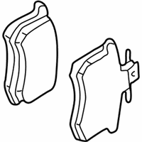 Volkswagen Passat Brake Pad Set - 3B0-698-451 Rear Pads