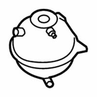 Volkswagen Coolant Reservoir - 1K0-121-407-F Reservoir