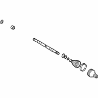 Volkswagen Rabbit Axle Shaft - 1K0-407-271-HN Axle Assembly