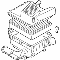 Volkswagen Cabrio Air Filter Box - 1E0-129-607-AE Air Cleaner Assembly