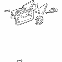 Volkswagen Cabrio Side View Mirrors - 1E1-857-507-E-01C Mirror Assembly