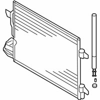 Volkswagen Rabbit A/C Condenser - 1K0-820-411-Q Condenser