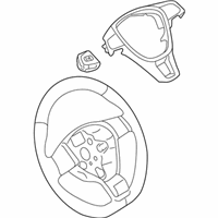 Volkswagen GTI Steering Wheel - 5GM-419-091-BF-APX Steering Wheel