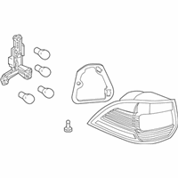 Volkswagen Tail Light - 1K9-945-095-G Tail Lamp Assembly