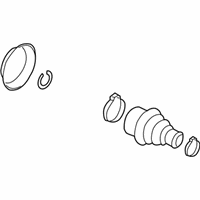 Volkswagen Golf R CV Joint Boot - 1K0-498-201-H Inner Boot