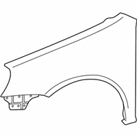 Volkswagen Rabbit Fender - 1K6-821-021-A Fender