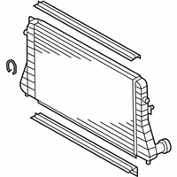 Volkswagen Rabbit Intercooler - 1K0-145-803-CD Intercooler