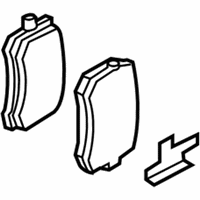 Volkswagen GTI Brake Pad Set - 7N0-698-451-A Brake Pads