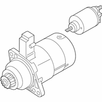 Volkswagen Golf R Starter - 02E-911-022-HX Starter