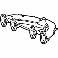 Volkswagen Cabrio Exhaust Manifold - 037-253-031-BP Manifold