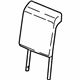 Volkswagen 3CN-888-901-M-LOK Headrest