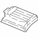 Volkswagen 3CN-888-405-J-VJP Cushion Cover