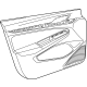 Volkswagen 5H1-867-009-AJ-ZFY Door Trim Panel