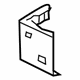 Volkswagen 3D5-805-657-A Radiator Support Mount Bracket