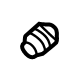 Volkswagen 3CN-823-500 Hood Bumper
