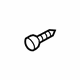 Volkswagen N-910-910-01 Outer Grille Screw