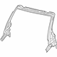 Volkswagen 1Y0-817-350-D Windshield Frame