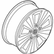 Volkswagen 5G0-601-025-BB-8Z8 Wheel, Alloy