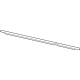 Volkswagen 3CN-839-475-2MG Belt Molding