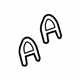 Volkswagen 7L6-819-213 Duct Cover Gasket
